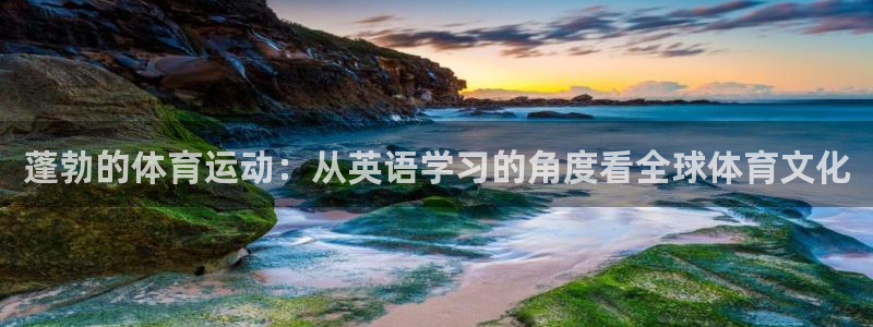 必一运动app：蓬勃的体育运动：从英语学习的角度看全球体育文化
